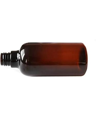 Refillable 250ml Amber PET Bottles with Black Dispenser - Ideal for Cosmetics & Toiletries | International Shipping Available - Buy Online on GoSupps.com