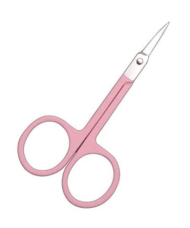 Kitchen Scissors Professional Scissor Manicure for Nails Eyebrow Nose Eyelash Cuticle Scissors Curved (Blue Green Pink)