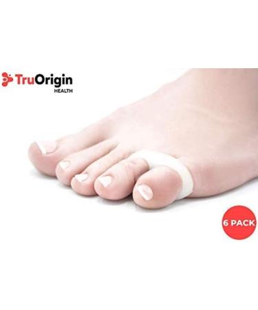 Toe Separator & Gel Buddy Separator Rail - 6 Pieces | Relieve Pain & Align Toes - Washable & Reusable - Buy Online on GoSupps.com