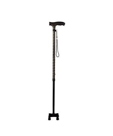 Crutch Retractable Handle with Led Light Aluminum Walking Stick Light Can Adjust The Height of The Four Corner Suitable for Traveling for The Elderly crutch-11.19 Interesting