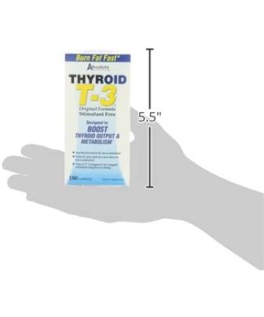 Absolute Nutrition Thyroid T-3 Radical Metabolic Booster - 180 Capsules for Enhanced Metabolism - Buy Online on GoSupps.com