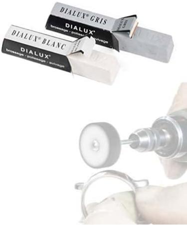 Dialux Metal Polishing Compound White and Grey 4oz - High-Quality Polish for Metal Surfaces - Buy Online on GoSupps.com