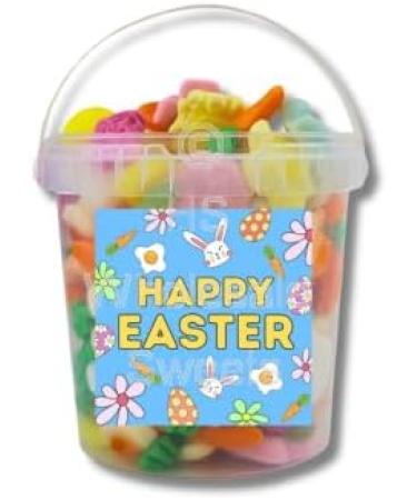 Happy Easter Jelly Sweets Candy Mix 700g Bucket - Collection of Easter bunnies fried eggs Bunnies Carrots and more - Buy Online on GoSupps.com