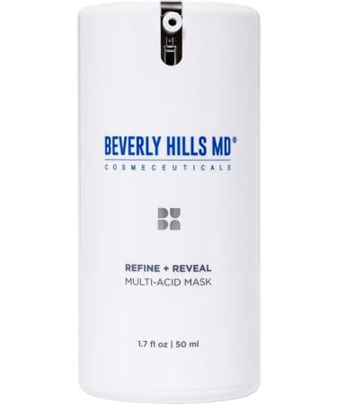 Refine + Reveal Multi-Acid Mask for Aging Skin Anti-Wrinkle Exfoliating Formula for Smooth Skin- Target Dark Spots Large Pores w/Glycolic Lactic Mandelic Salicylic Azelaic Acid