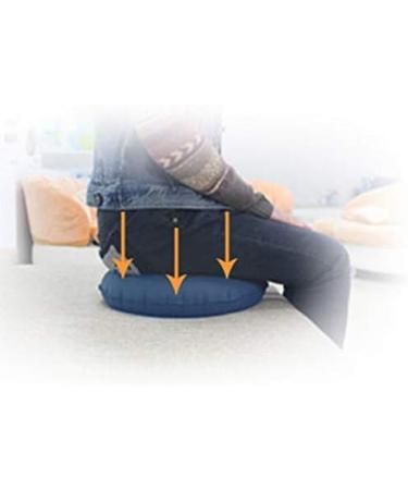 Fupeen Inflatable Pile Ring Pad Donut Pillow Vinyl Rubber Seat Acne-Black - Buy Online on GoSupps.com