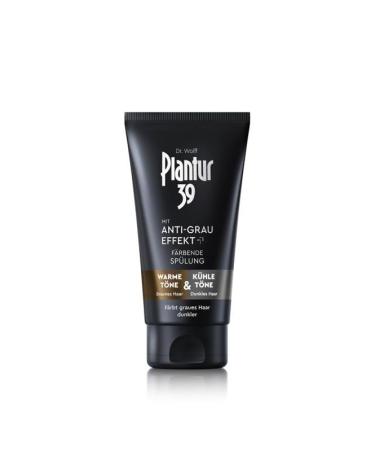 Dr AS Plantur 39 AntiGrey Coloring Conditioner 1 x 150 ml Conditioner for Dark Hair Gently Conceals Gray Hair Permanent Coloring Rinse 150 ml 1er Pack