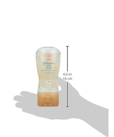 Johnson's Baby Oil Gel with Shea and Cocoa Butter - Ideal for Baby Massage - 6.5 fl. oz - Buy Online on GoSupps.com