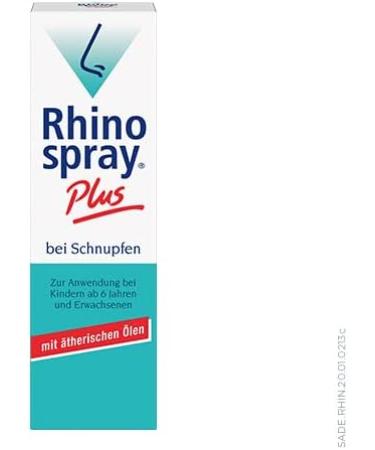 Rhinospray Plus - Instant Relief for Runny Nose & Sinus Inflammation | Tramazoline & Essential Oils | 2 x 10ml - Buy Online on GoSupps.com