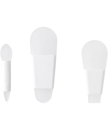 3 Pieces/Set Face Brush Flexible Silicone Facial Lip Applicator Brushes Portable Make Up Skin Care Beauty Accessories Girls Clear - Buy Online on GoSupps.com