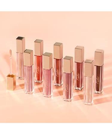 Oulac Clear Glitter Lip Plumper Gloss | Mirror Finish | Moisturizing & Reduce Fine Lines | Non Sticky Lip Gloss for Girls Women | 4.5ml/0.15fl.oz Mauve Pink - Glamorize (C08) - Buy Online on GoSupps.com