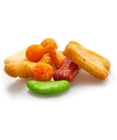 Yupik Beijing Rice Crackers 450 g Kosher Cholesterol-Free Crunchy Crisps Colorful Blend Soy Sauce Seasoning Asian-Inspired Snacks Ideal for Parties BBQ Movie Night 450.00 g (Pack of 1) - Buy Online on GoSupps.com