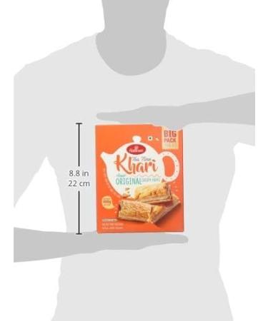 Haldiram's Original Khari 200g (Pack of 2) | Crispy Flaky Biscuits | Authentic Indian Tea-Time Snack - Buy Online on GoSupps.com