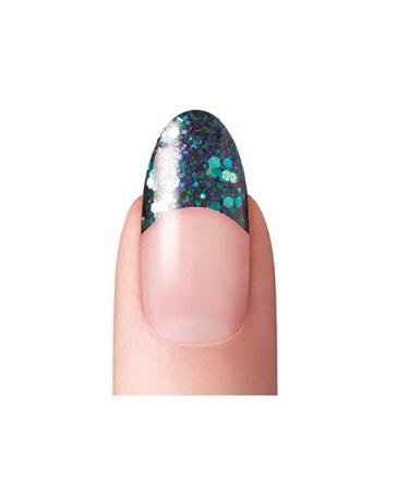 Dashing Diva - Glitter No Blend Tip - Blue - 96ct