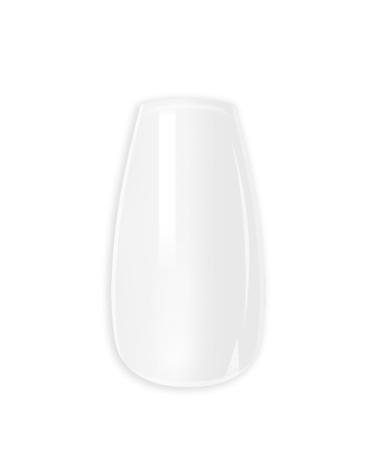 Doonails Soft Gel Press-On Nails - 30 Set Snow White Coffin - Salon Quality Full Cover Fake Nails - Medium Comfort Fit - Buy Online on GoSupps.com