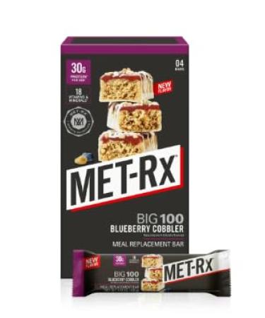 Mat-rx Big 100 Colossal Protein Bars Blueberry Cobbler Meal Replacement Bars 14.10 oz