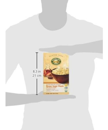 Nature's Path Organic Gluten Free Brown Sugar Maple Instant Oatmeal - 8 Packets | Non-GMO, 31g Whole Grains, 4g Plant Based Protein - 11.3 oz - Buy Online on GoSupps.com