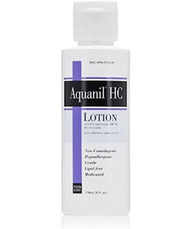 Aquanil HC Lotion 1% Hydrocortisone 4 Oz - Pack of 2 | Fast-Acting Relief for Skin Irritation - Buy Online on GoSupps.com