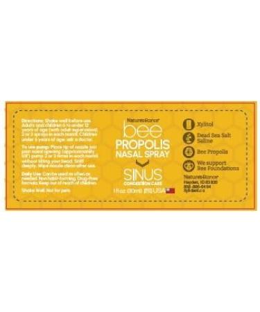 Nature's Stance Bee Propolis Nasal Spray Dead Sea Salt Saline Solution Bee Propolis & Xylitol Blend Gentle pH-Balanced Nasal Cleanser Fast Acting - Buy Online on GoSupps.com