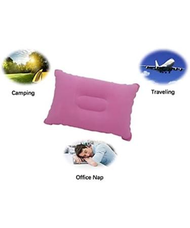 Inflatable Camping Travel Pillows - Pink Grey 4 Pack - Lightweight & Compact - Buy Online on GoSupps.com