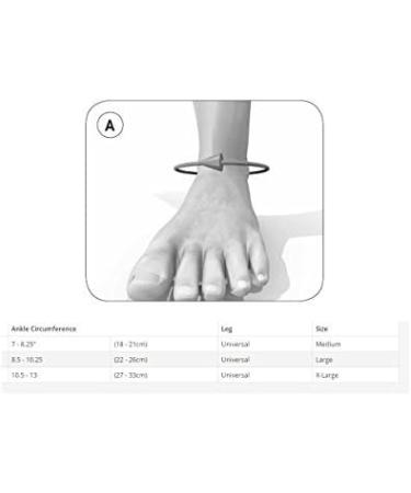 Ossur Foot-Up Drop Foot Brace | Lightweight AFO for Comfortable Support | Adjustable & Breathable | Black Medium - Buy Online on GoSupps.com