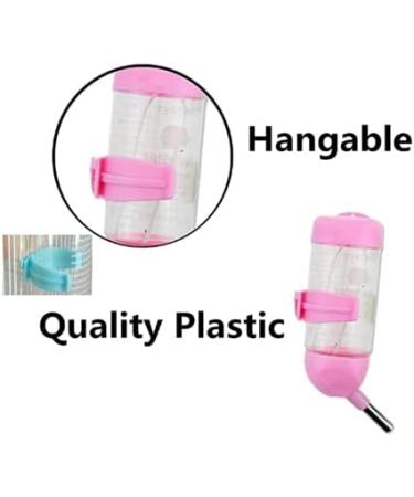 NA 2 Pcs(80ml) Hamster Dispenser Bottle Plastic Hanging Water Bottle Small Animal Water Bottle for Rabbit Guinea Pig Rat Gerbil - Buy Online on GoSupps.com