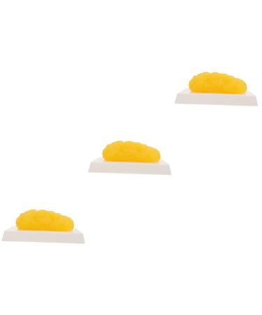 3pcs Fat Model Handheld Mouse 1 Pound Demonstration Model Human Fat Manquin Module Plastic Body Fat
