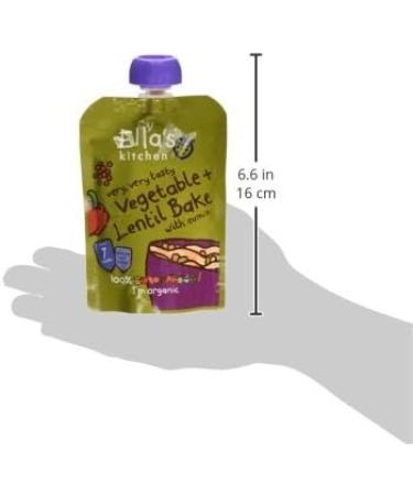 Ella's Kitchen Organic Vegetable Bake with Lentils 130g - Delicious Baby Food - Buy Online on GoSupps.com