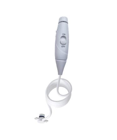 Haodasi Water Hose Plastic Handle Oral Hygiene Accessories Replacement Tube Compatible with Waterpik Oral Irrigator WP-100 WP-130 WP-660 WP-900 White - Slide Switch