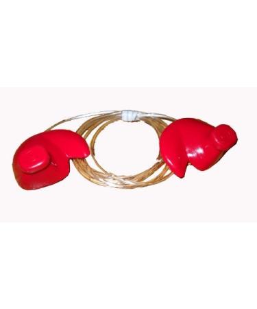 Doc's ProPlugs - Preformed Protective Vented Earplugs (pair) Red (Medium) by Doc's