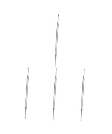 Healeved 4 pieces of ear cleaner Portable massage tab reflex zone massage device for daily use main acupuncture point sticker acupuncture pen.