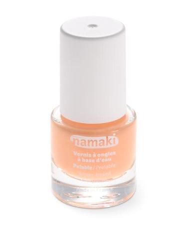 namaki Namaki Organic Nail Polish for Kids | Water Based | Peel-off Formula Peel-Off Nail Polish | Quick Drying | Colour 29 - Peach | 10ml