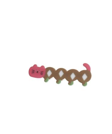 Limtula Acrylic Alligator Hair Barettes for Women Thick Thin Hair Cute Decorative Small Hair Clip Makeup Hair Clip Pink cat