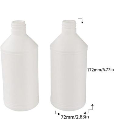 2PCS Empty Spray Bottle Plastic Leak Proof Spray Bottles Sprayer for Chemical Cleaning Solution 500ml White. - Buy Online on GoSupps.com