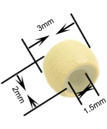 1000pcs 3.0mm Silicone Nano Rings Hair Extension Beads Blonde - Hair Links for Micro Ring Extensions - Buy Online on GoSupps.com