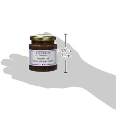 L'Epicurien Dark Chocolate Candied Orange Zest 200g - Buy Online on GoSupps.com