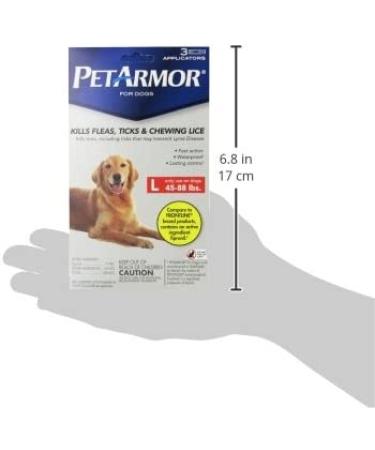 PetArmor Large Dog Flea and Tick Treatment - 3 Month Supply | For Dogs 45-88 Pounds - Buy Online on GoSupps.com