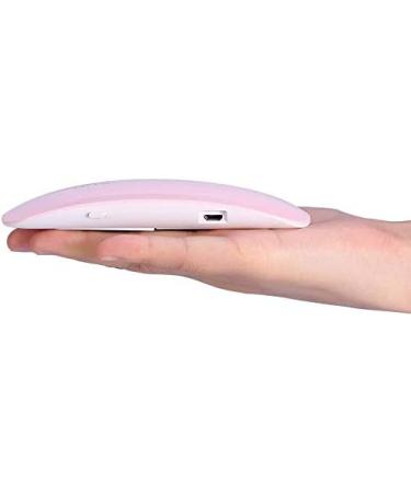 Mini UV/LED Nail Lamp - Pink Color | 6W Portable Nail Dryer for Gel Polish, Poly Gel, and Nail Art | 60s/120s Timer | USB Powered - Buy Online on GoSupps.com