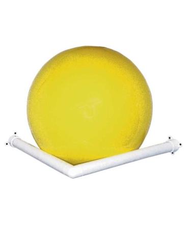 RiversEdge Products Storage Rack, Exercise Ball, Corner Wall-Mount, White