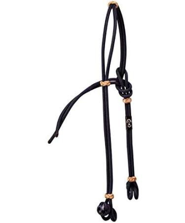 NRS Rope Series Black Wigwam Headstall - Premium Quality Western Tack - Buy Online on GoSupps.com