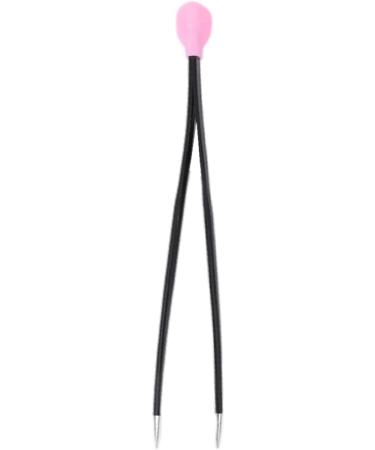 Nail Tweezers Double Sided Nail Art Sticker Silicone Press Rhinestone Picker Nippers Black Brushes - Buy Online on GoSupps.com