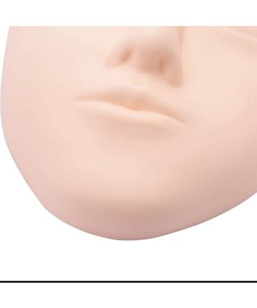 Silicone Face Exercise Head for Makeup Practice - Eyebrow Lips & Eyelash Extensions - Buy Online on GoSupps.com