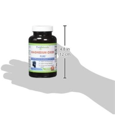 Pure Naturals Magnesium Oxide 500mg Quick Release Capsules - 90 Count - Buy Online on GoSupps.com