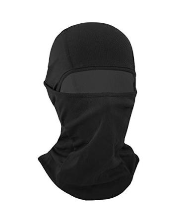 Your Choice Balaclava Face Mask for Summer Hot Weather Cycling Motorcycle Black