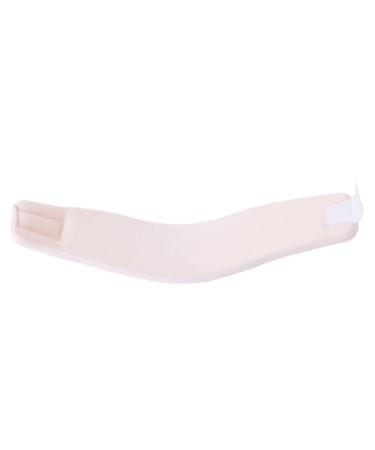 Cervical Collar Neck Support Brace Soft Foam White Adjustable for Neck Pain Relief (L 54x9cm) Cervical Collar