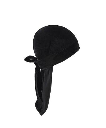 4pcs Premium Velvet Durag Head Wear for 360 Waves - Red Black Grey Cream - Buy Online on GoSupps.com