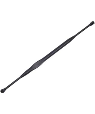 3Pcs/Set Double-ended Stainless Steel Spiral Ear Pick Spoon Kit - Black - Buy Online on GoSupps.com