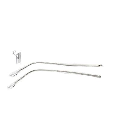 Jingyun 1 Pair Metal Glasses Replacement Glasses Replacement Temple Glasses Frame Arms Legs for Adults-J02