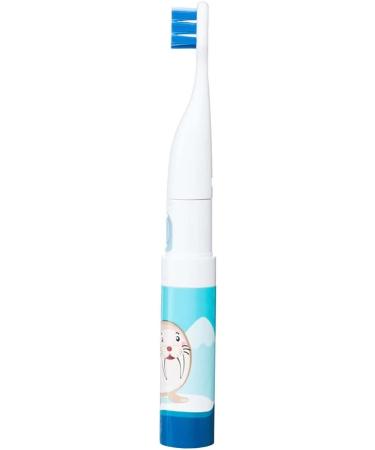 VITAMMY Smile Kids Sonic Toothbrush - Blue Walrus | Fun Animal Designs for Children 3+ | Shop Internationally - Buy Online on GoSupps.com