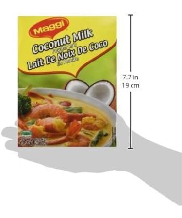 Maggi Coconut Milk Powder Bundle. Includes (1) Package of Maggi Coconut Milk Powder (300g) with BIG MAPLE Trivia Cards. Makes Instant Coconut Milk or Cream. Try in Asian Dishes Curries Desserts - Buy Online on GoSupps.com