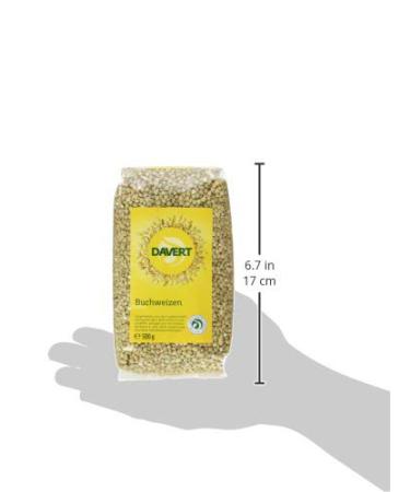 Davert Organic Buckwheat (500g) - Premium Gluten-Free Grain for Healthy Cooking - Buy Online on GoSupps.com